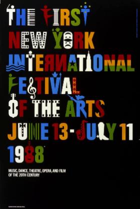 The first New York international festival of the arts