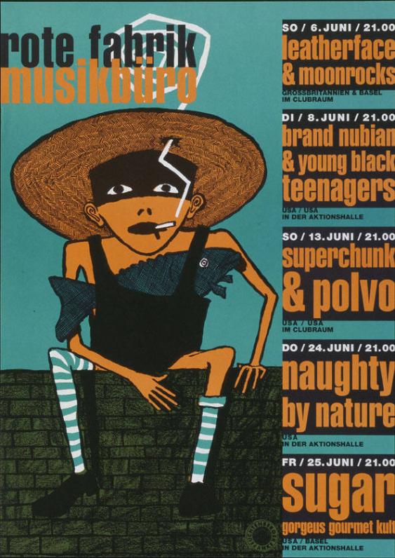 Leatherface & Moonrocks - Brand Nubian & Young Black Teenagers - Superchunk & Polvo - Naughty By Nature - Suger - Gorgeus Gourmet Kult