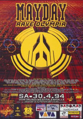 Mayday - Rave Olympia - Sa-30.4.94 - Dortmund: Westfalenhalle