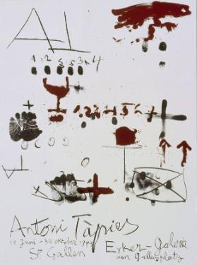 Antoni Tàpies - 14. Juni-30. Oktober 1993 - Erker-Galerie St. Gallen am Gallusplatz