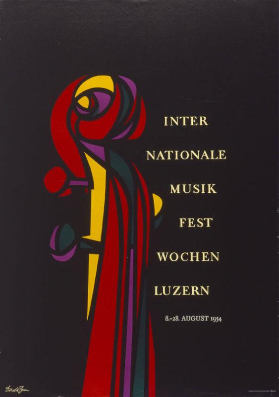 Internationale Musikfestwochen Luzern - 8. - 28. August 1954