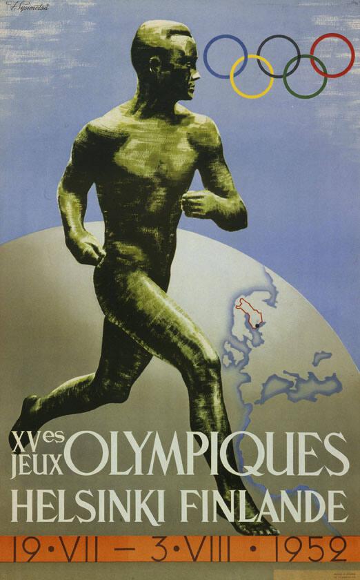 XVes Jeux Olympiques Helsinki Finlande - 19.7.-3.8.1952