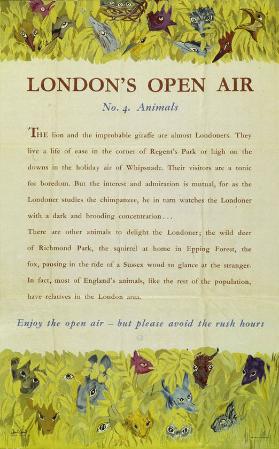London's Open Air - No.4. Animals - Enjoy the open air - but please avoid the rush hours