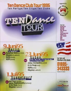 Ten Dance Club Tour 1995 - Ten Partys/Ten Citys/Ten Clubs
