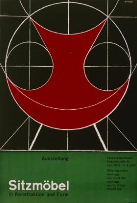 Sitzmöbel in Konstruktion und Form - Landesgewerbeamt - 22.6.-11.8.1957