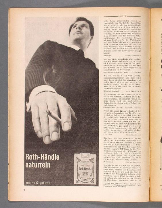 Roth-Händle naturrein - meine Cigarette
