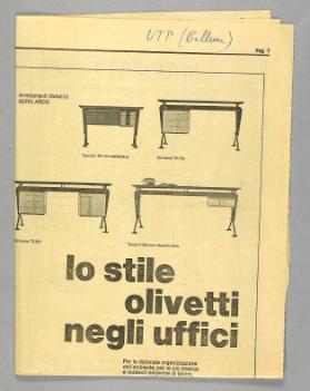 lo stile olivetti negli uffici
