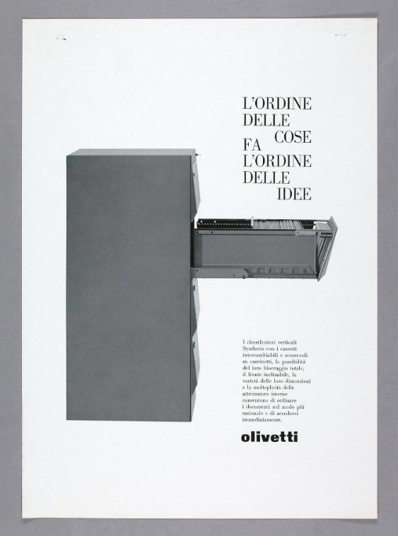 L'ORDINE DELLE COSE FA L'ORDINE DELLE IDEE