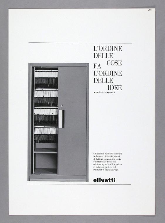 L'ORDINE DELLE COSE FA L'ORDINE DELLE IDEE