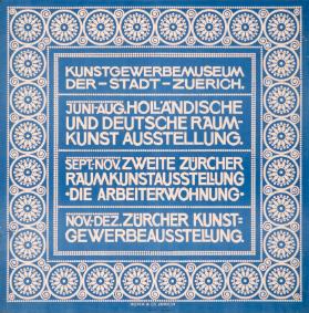 2. Zürcher Raumkunstausstellung - 2. Serie: Arbeiterwohnungen