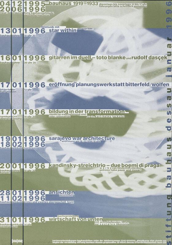 Stiftung Bauhaus Dessau Januar 1996