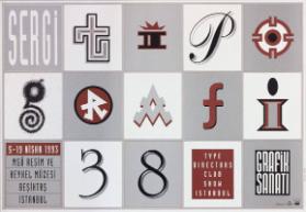 Sergi - Typografi 38 - Grafik Sanati - Type Directors Club Show Istanbul