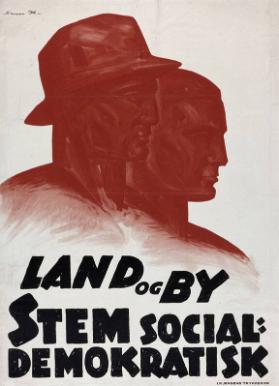 Land og by - stem social-demokratisk