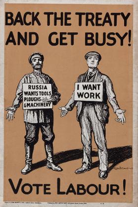 Back the treaty and get busy! - Vote Labour!