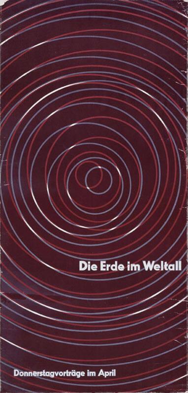 Die Erde im Weltall - Donnerstagvorträge im April