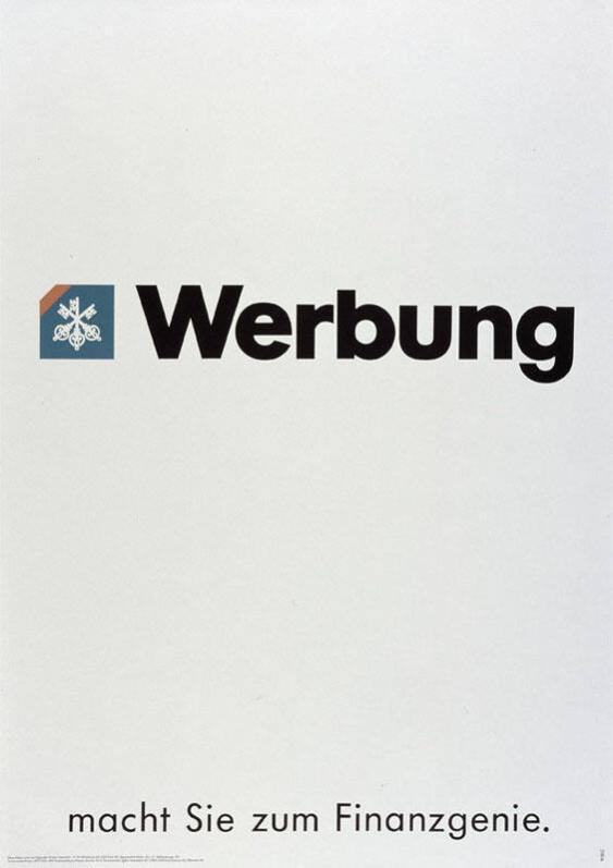 Werbung macht Sie zum Finanzgenie.