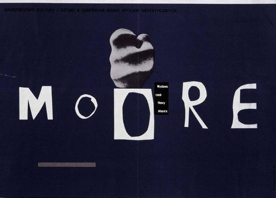 Ministerstwo Kultury I Sztuki - Centralne Biuro Wystaw Artystycznych - Wystawa rzezb Henry Moore'a