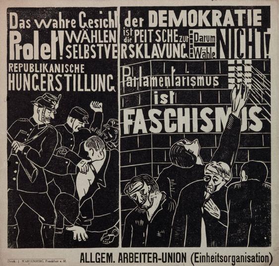 Das wahre Gesicht der Demokratie - Wählen ist die Peitsche zur Selbstversklavung - Prolet! - Darum Wähle nicht! - Parlamentarismus ist Faschismus