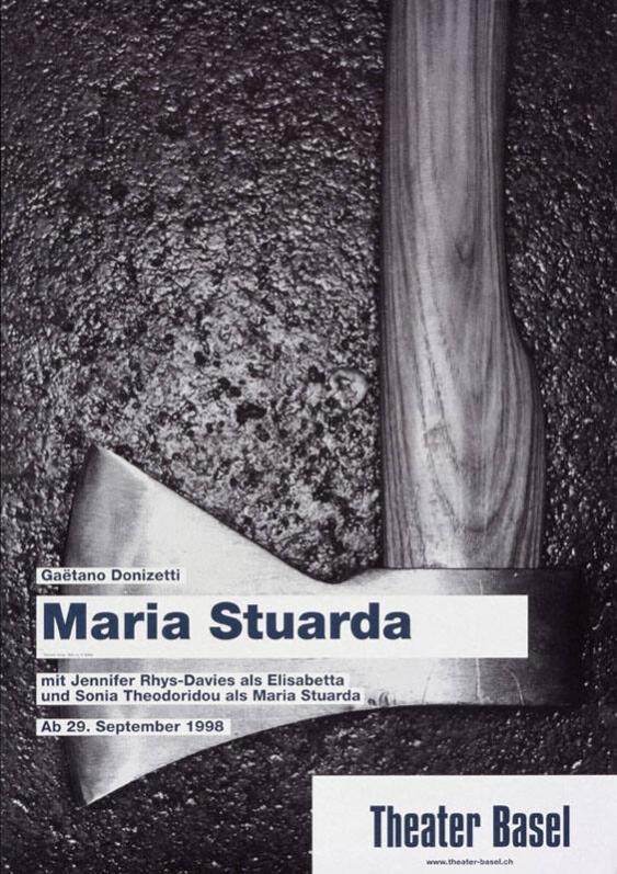 Gaëtano Donizetti - Maria Stuarda - mit Jennifer Rhys-Davies als Elisabe tta und Sonia Theodoridou als Maria Stuarda - Ab 29. September 1998 - Theater Ba sel