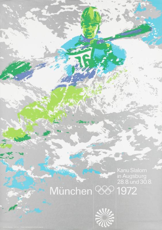 München 1972 - Kanu Slalom in Augsburg - 28.8. und 30.8.