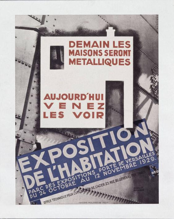 Demain les maisons seront metalliques - aujourd'hui venez les voir - Exposition de l'Habitation - Office Technique pour l'utilisation de l'acier - OTUZ
