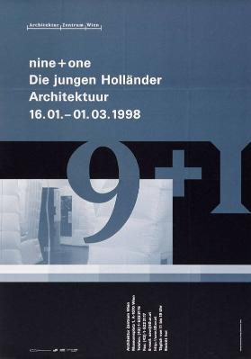 Architektur Zentrum Wien - nine + one - Die jungen Holländer - Architektuur