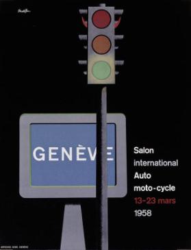 Genève - Salon international Auto moto-cycle - 1958