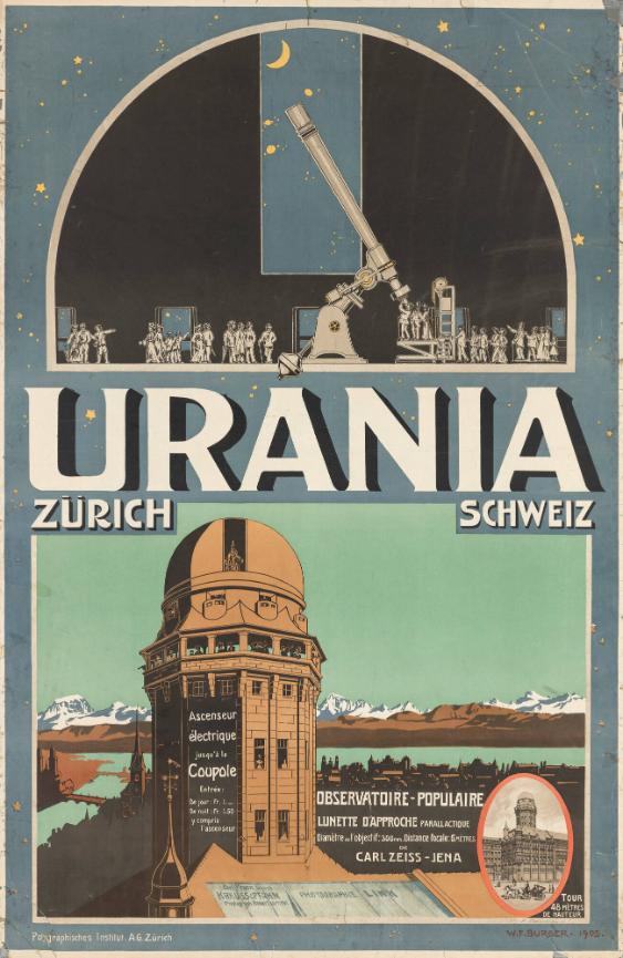 Urania Zürich - Schweiz - Observatoire populaire