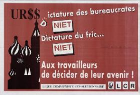 UR$$ - Dictature des bureaucrates - Niet - Dictature du fric... - Niet - Aux travailleurs de décider de leur avenir!