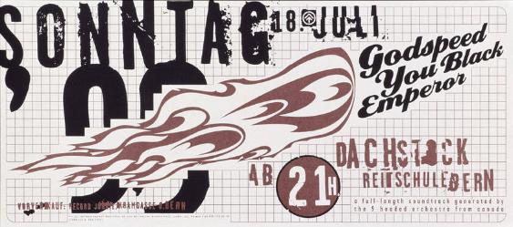 Godspeed You Black Emperor - Dachstock - Reitschule Bern