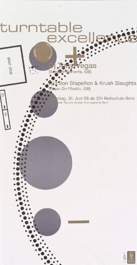Turntable Excellence + DJ Tony Vegas (...) – Reitschule Bern