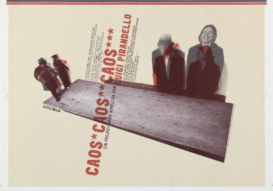 Caos Caos Caos - Ein Projekt nach Novellen von Luigi Pirandello - Theater etc.