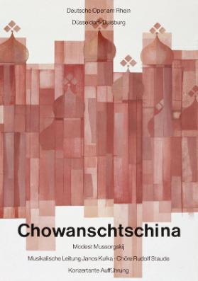 Deutsche Oper am Rhein - Düsseldorf-Duisburg - Chowanschtschina - Modest Mussorgskij