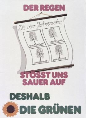 Der Regen stösst uns sauer auf - Deshalb Die Grünen