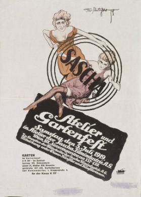 Sascha - Atelier und Gartenfest - Samstag, den 5. Juli 1919, im Atelier der Sascha Filmindustrie A.G., Wien (...)
