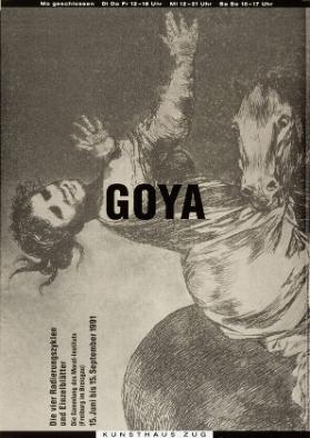 Goya - Die vier Radierungszyklen und Einzelblätter - Die Sammlung des Morat-Instituts (Freiburg im Breisgau) - Kunsthaus Zug