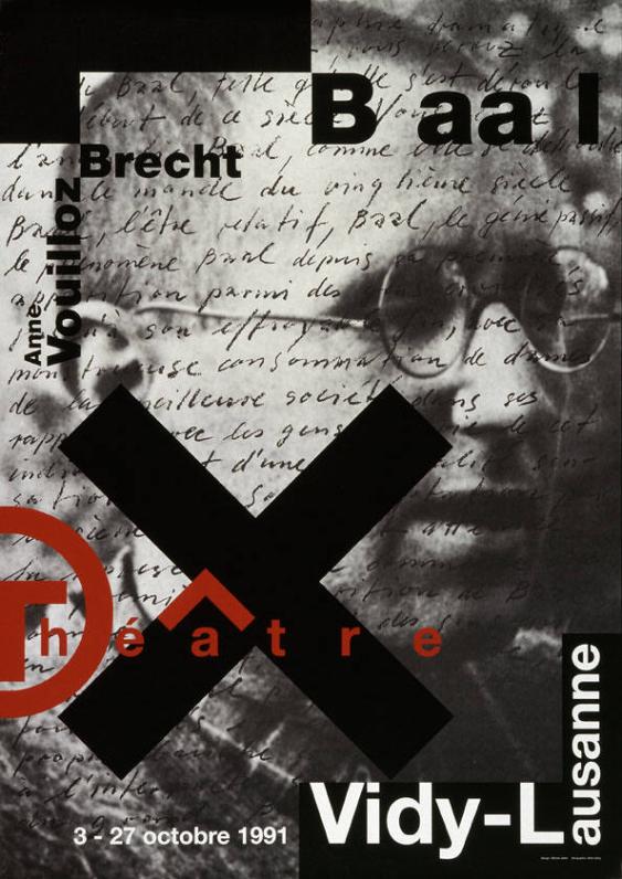 Théâtre Vidy Lausanne - Baal - Brecht - Anne Vouilloz