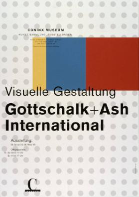 Visuelle Gestaltung Gottschalk + Ash International - Coninx Museum, Ausstellung : 26. Januar bis 26. März '95