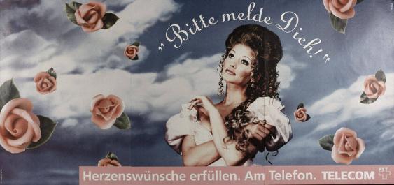 "Bitte melde Dich" - Herzenswünsche erfüllen. Am Telefon. Telecom. PTT