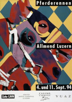 Pferderennen - Allmend Luzern - 4. und 11. Sept. 94