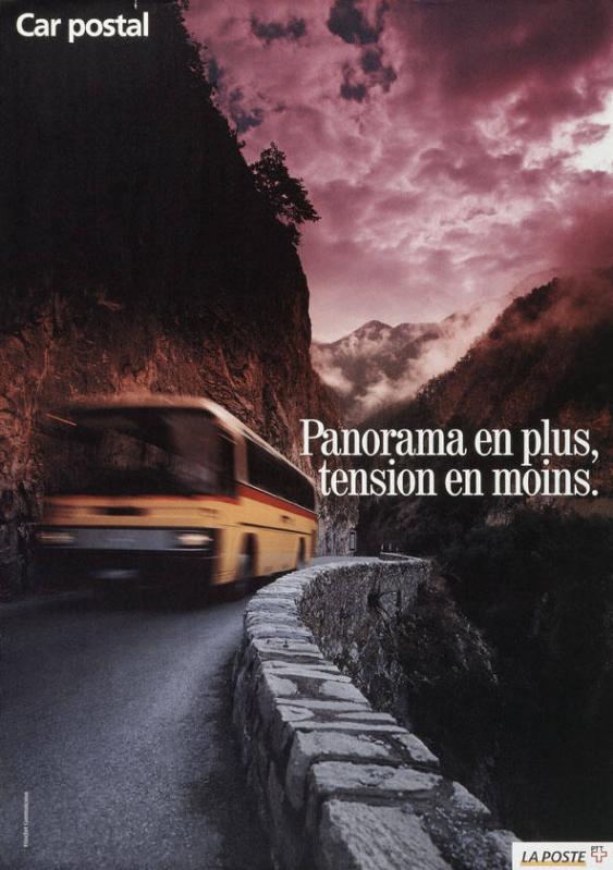 Car postal - Panorama en plus, tension en moins.