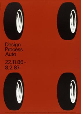 Design Process Auto - 22.11.86-8.2.87 - Ausstellung 5 der Serie 'Blickpunkte' - Die Neue Sammlung Staatliches Museum für angewandte Kunst München