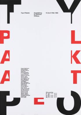 Typo Plakate - Eugen Bachmann (...) - Ausstellung im Rathaus Willisau
