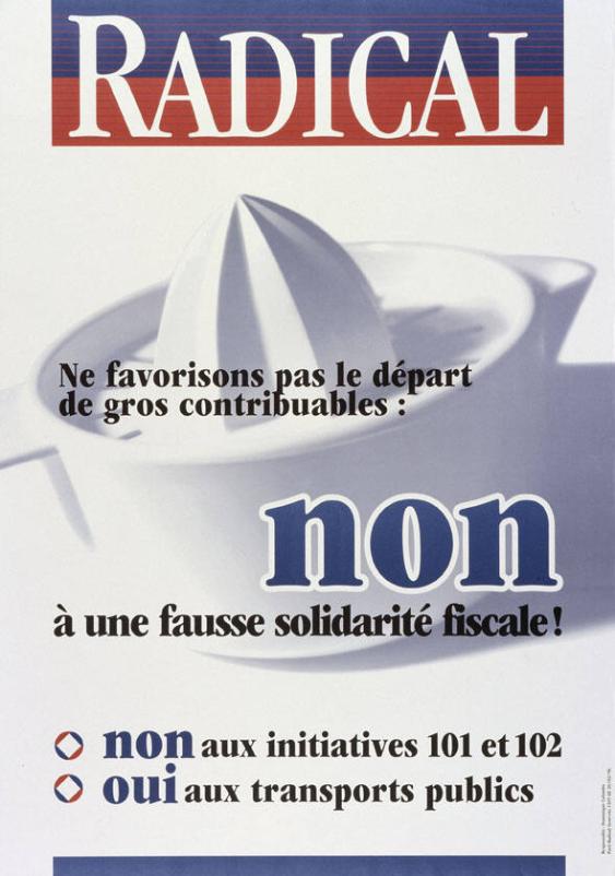 Parti Radical Démocratique, PRD, CH