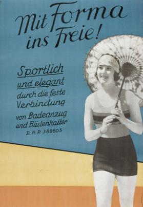 Mit Forma ins Freie! - Sportlich und elegant durch die feste Verbindung von Badeanzug und Büstenhalter