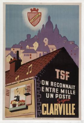 Clarville - TSF - On reconnaît entre mille un poste signé Clarville