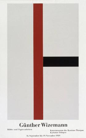 Günther Wizemann - Bilder und Papierarbeiten - Kunstmuseum des Kantons Thurgau - Kartause Ittingen