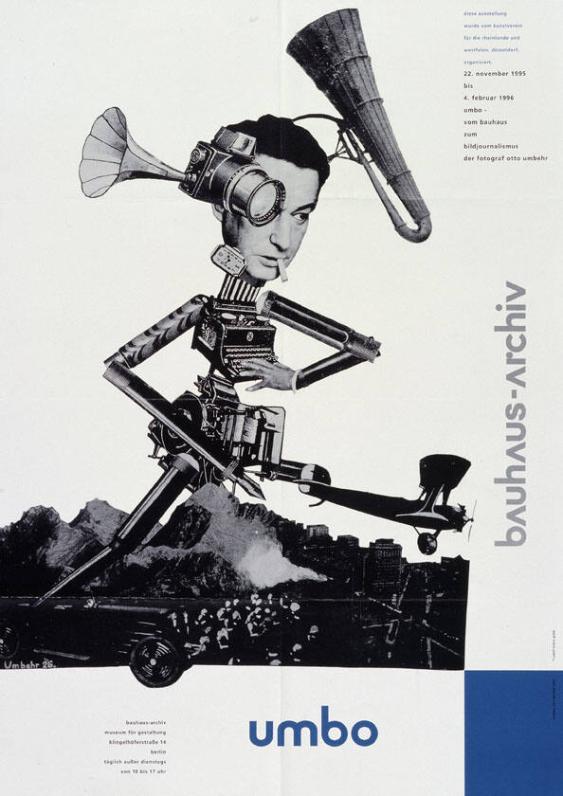 Umbo - Bauhaus Archiv - Vom Bauhaus zum Bildjournalismus - Der Fotograf  Otto Umbehr - 22.Nov. 95 bis 4.Febr. 96