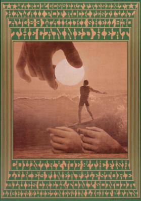 Ward & Gossert Present - Hawaii Pop Rock Festival - Aug. 8, 9 Waikiki Shell 8:30 - The Canned Heat - Country Joe & The Fish - Luke's Pineapple Store - Blues Crew, Tony Sonoda - Lights: Sweetness in Light & Pan