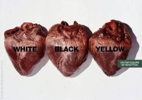 United Colors of Benetton. - White Black Yellow